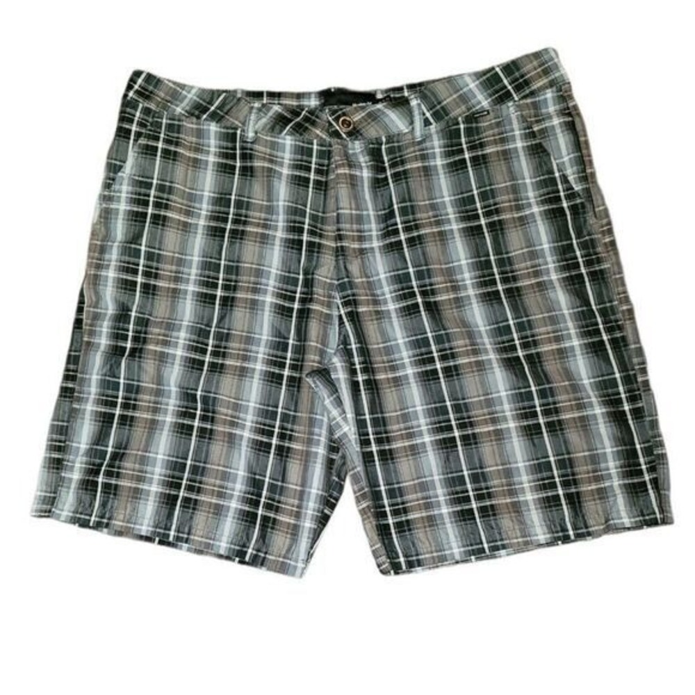 Hurley Phantom Chino Shorts Mens Sz 38 Plaid Summer Casual Preppy Skateboarder